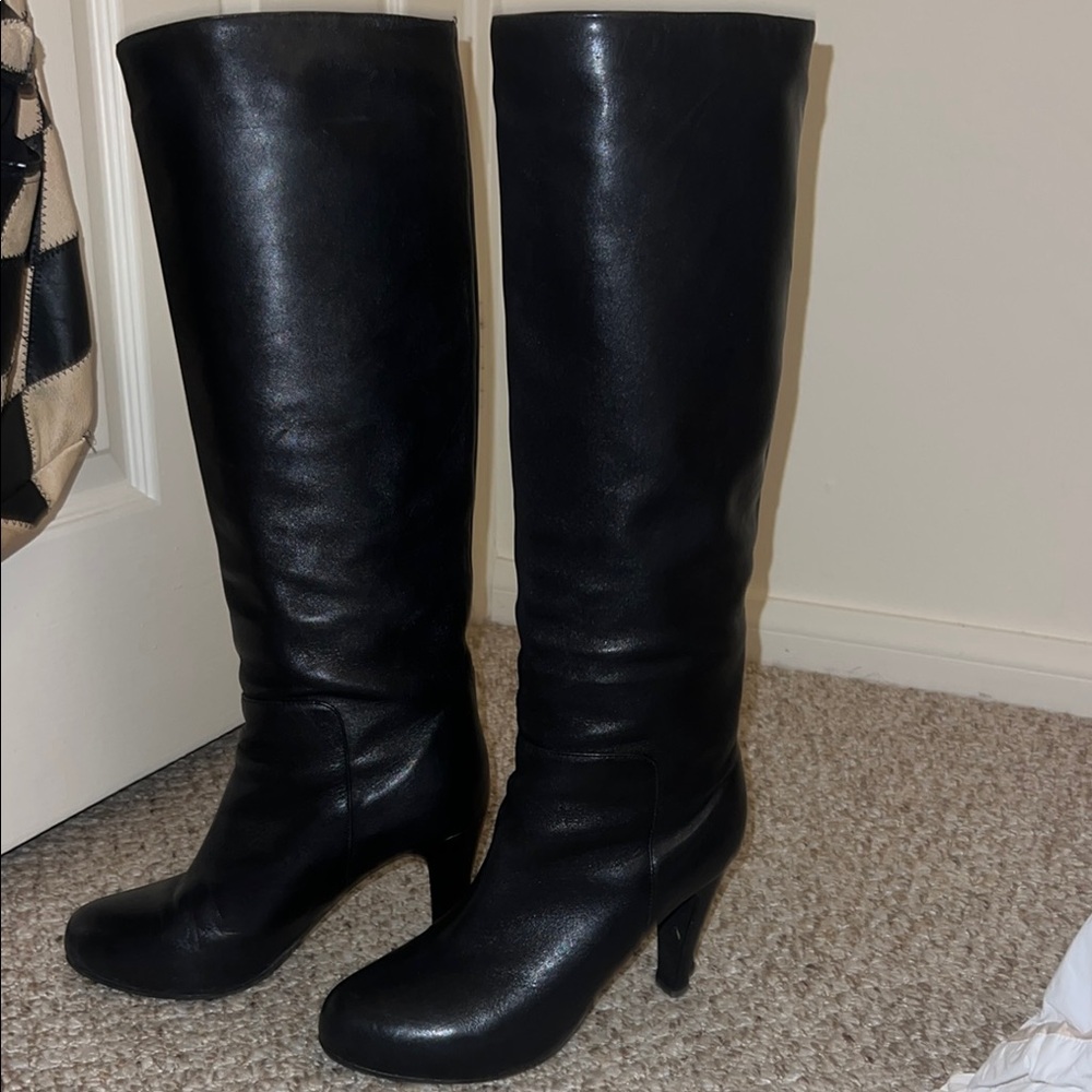 See by Chloe Black Leather Boots